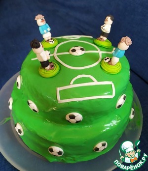 Большой торт с крем-чиз