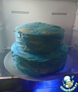 Большой торт с крем-чиз