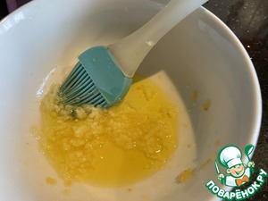 Брускетта с лисичками