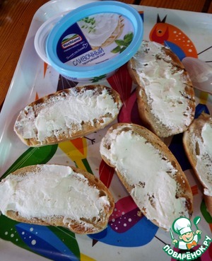 Брускетта с пикантными баклажанами