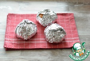 Булочка с лососем и сыром