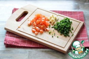 Булочка с лососем и сыром