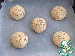 Булочки с сырным соусом