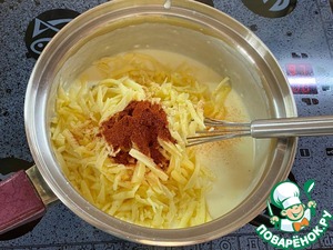 Булочки с сырным соусом