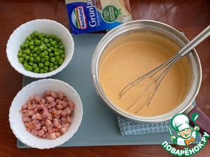 Булочки с сырным соусом