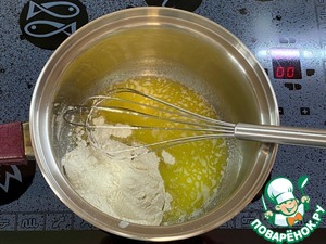 Булочки с сырным соусом