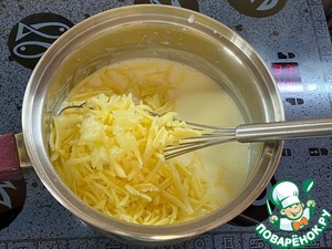 Булочки с сырным соусом