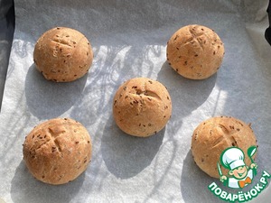 Булочки с сырным соусом