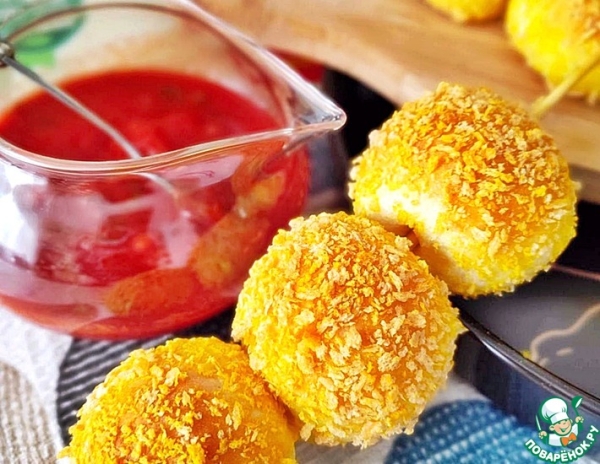 Булочки с сыром "Забавный шашлычок" Булочки с сыром "Забавный шашлычок"