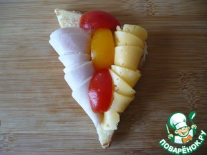 Бутерброды на тостах "Краски осени"