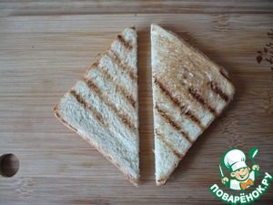 Бутерброды на тостах "Краски осени"