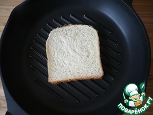 Бутерброды на тостах "Краски осени"