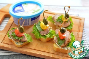 Бутерброды со свиным языком