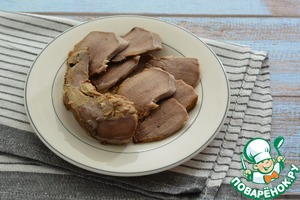 Бутерброды со свиным языком