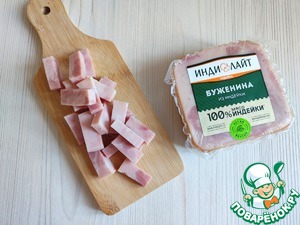 Буженина под сырно-грибным соусом Буженина под сырно-грибным соусом