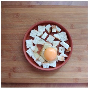 Быстрый завтрак из СВЧ "Почти пицца"