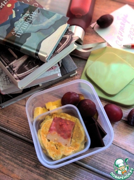 Овсяные оладьи с припёком из индейки Овсяные оладьи с припёком из индейки