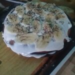 Легкий торт на кефире со сметанным кремом Легкий торт на кефире со сметанным кремом