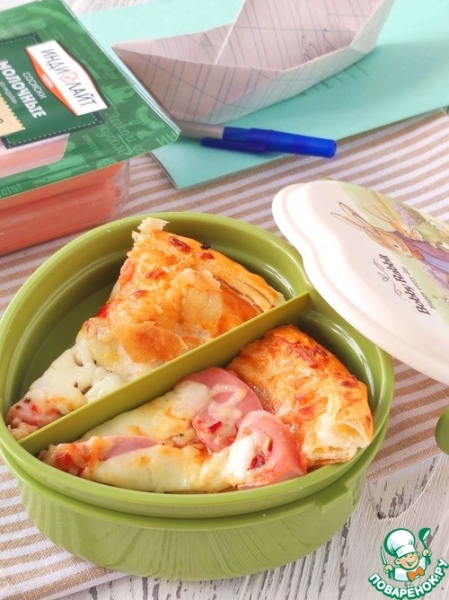 Пирог-пицца "Школьная" Пирог-пицца "Школьная"