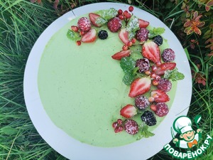 Чизкейк-лимон, мята и матча Чизкейк-лимон, мята и матча