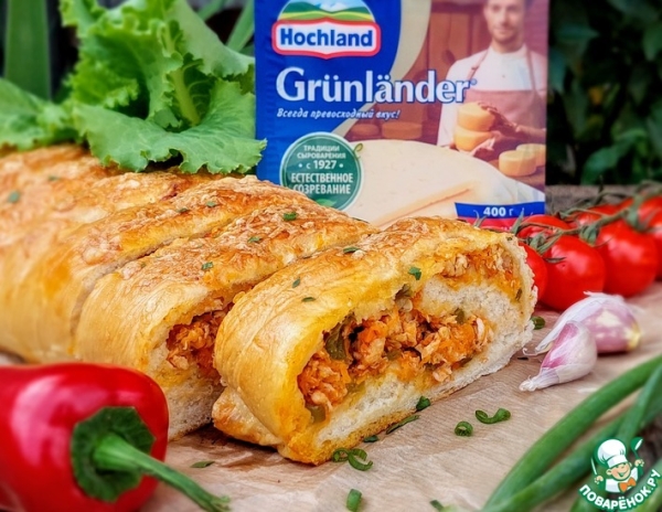 Куриный рулет-пицца "Стромболи" Куриный рулет-пицца "Стромболи"