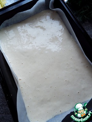 Бисквитный рулет с сытной начинкой