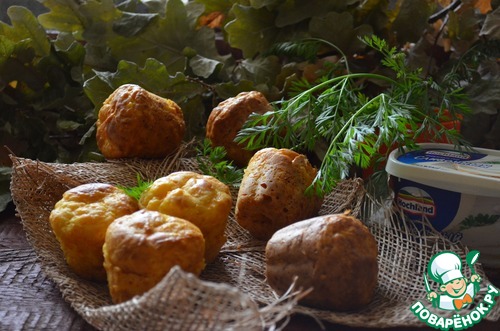 Сырно-морковные кексы