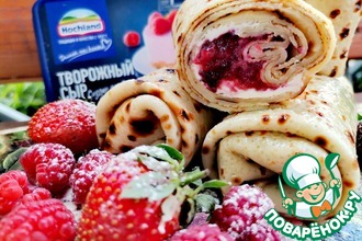 Кабачковые блины с сыром