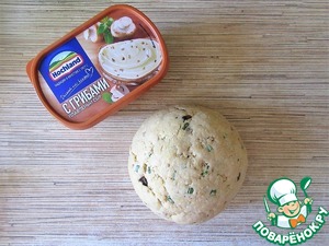 Сконы с плавленым сыром и грибами