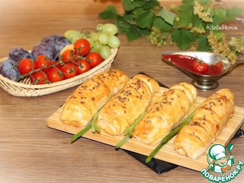 Сосиски из индейки с сыром Сосиски из индейки с сыром