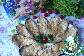 Деревенская коса с сыром и шпинатом