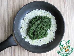 Деревенская коса с сыром и шпинатом