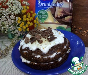 Десерт сырно-шоколадный в микроволновой печи Десерт сырно-шоколадный в микроволновой печи