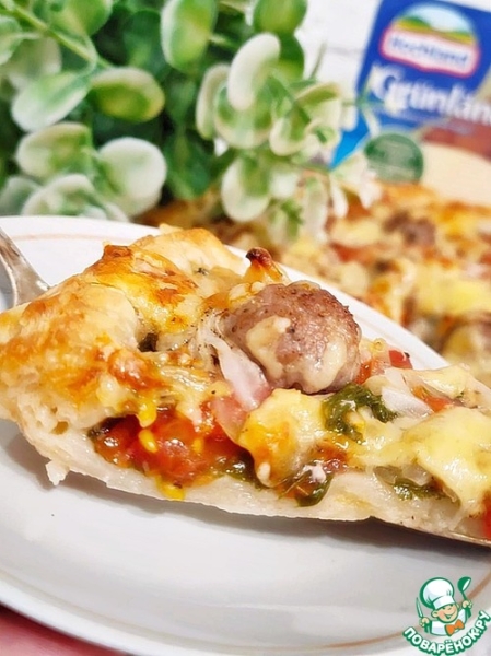 Киш со шпинатом и сыром Киш со шпинатом и сыром