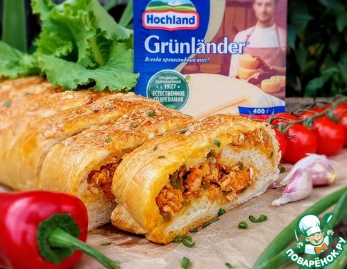 Куриный рулет-пицца "Стромболи" Куриный рулет-пицца "Стромболи"