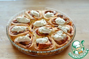 Разборный пирог с ветчиной и сыром