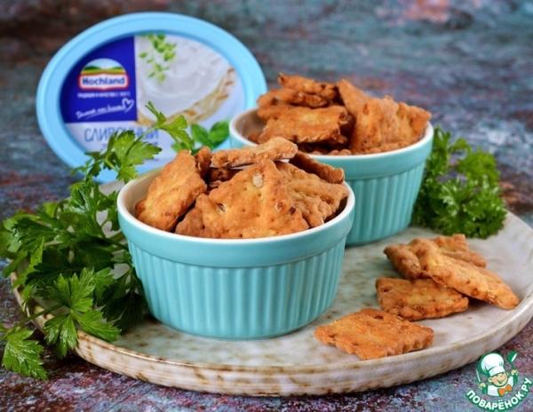 Хрустящее луковое печенье