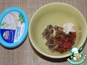 Фаршированные яйца с грибами и сыром Фаршированные яйца с грибами и сыром