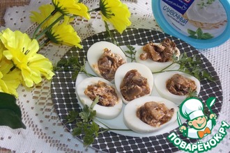 Фаршированные кабачки, запеченные в молоке