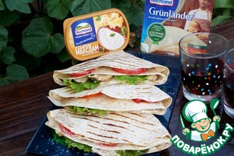 Ленивые слоеные пирожки на сковороде Ленивые слоеные пирожки на сковороде