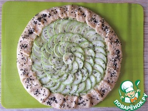 Деревенский пирог с кабачками и рикоттой Деревенский пирог с кабачками и рикоттой