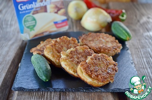 Горячие бутерброды с луком и сыром