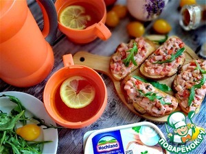 Горячие бутерброды с ветчиной и сыром