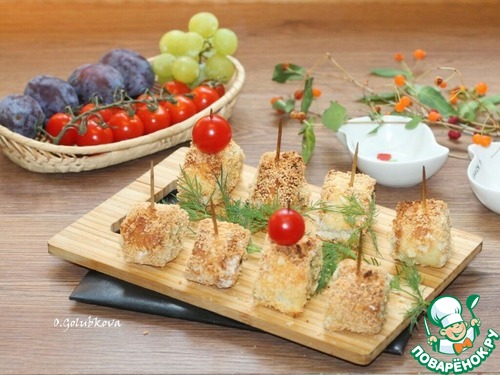 Хлебные рулетики с овощами и сыром