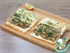 Хлебные рулетики с овощами и сыром