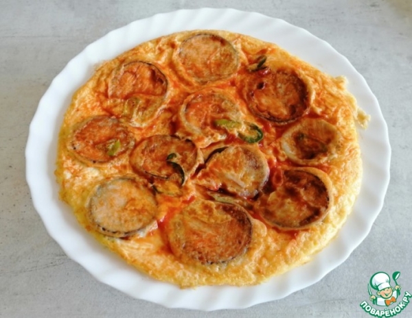 Яичница с баклажанами Яичница с баклажанами