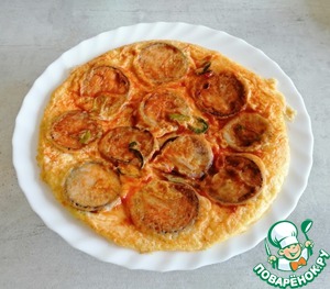 Яичница с баклажанами Яичница с баклажанами