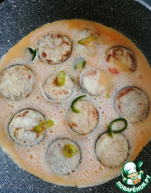 Яичница с баклажанами Яичница с баклажанами