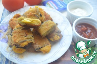 Яичный рулет с сыром и сосиской Яичный рулет с сыром и сосиской