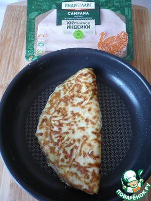 Кабачковая лепешка для школьного перекуса